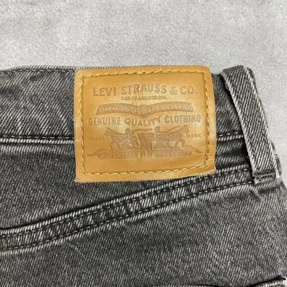 Woman's Levis Levi's 70s High Slim Straight Jeans Faded Black 27 Waist 27 Inseam - Picture 13 of 14